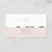 White Gold Serenity Visitenkarte (Vorderseite)