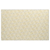 White Gold Spirals Stars Weihnachtsmuster Elegant Stoff (Fat Quarter (45,7 x 55,9 cm))