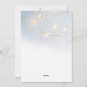 White Gold Star Confetti Glühbirnen Weihnachten (Rückseite)