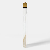 White Gold Tan Marmor Muster iPhone / Android Case-Mate iPhone Hülle (Rückseite / Rechts)