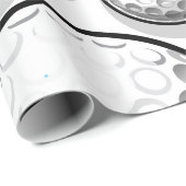 White Golf Party Geschenkpapier (Rolleneckpunkt)