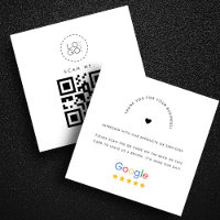 White Google überprüft QR-Code für benutzerdefinie