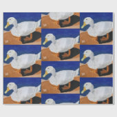 White Goose Geschenkpapier (Flach)