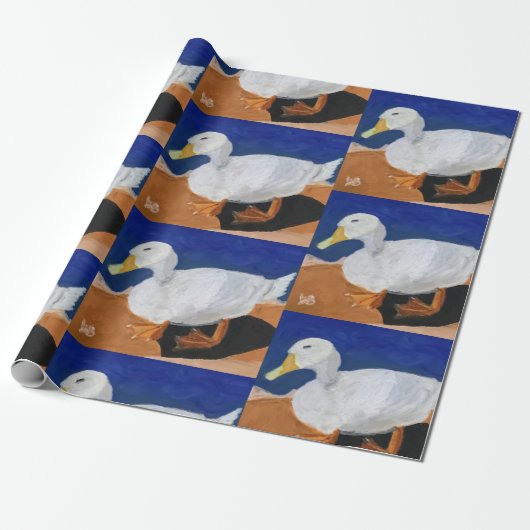 White Goose Geschenkpapier (Ungerollt)