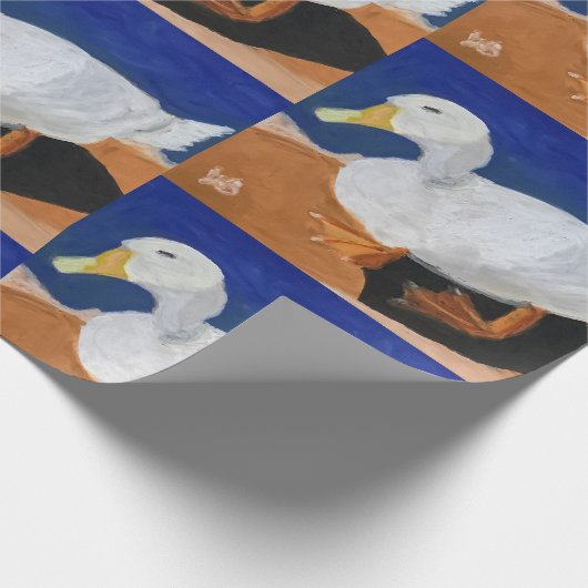 White Goose Geschenkpapier (Ecke)
