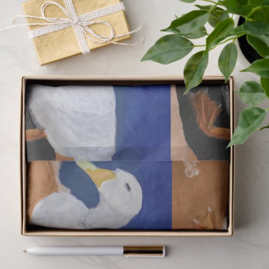 White Goose Seidenpapier (Geschenk)