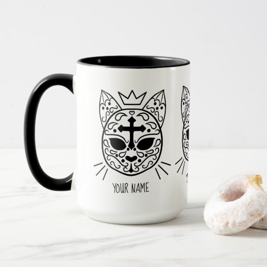 White Goth Tasse (Mit Donut)