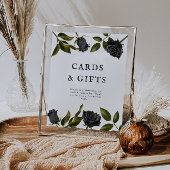 White Gothic Brautparty Karten und Geschenke-Zeich Poster