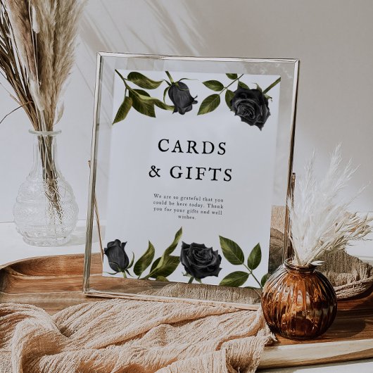 White Gothic Brautparty Karten und Geschenke-Zeich Poster