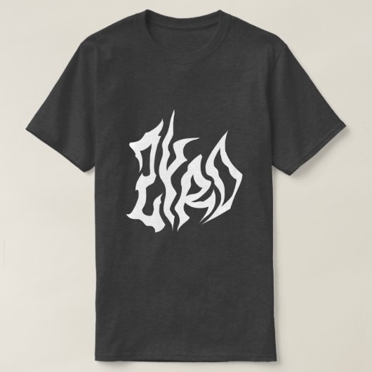 White Gothic Style T-Shirt (Design vorne)