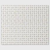 White Gratulationen Diploma Class Year Grad Geschenkpapier (Flach)