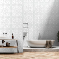 White Gray Celtic Knot Pattern