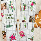 White Gray Green 5 Foto Template Weihnachten Thermosbecher