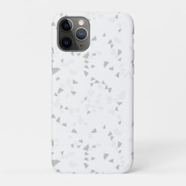 White Gray Terrazzo Minimal modern Case-Mate iPhone Hülle