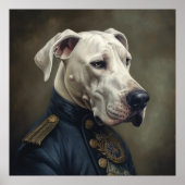 White Great Dane Kostüm Poster (Vorne)