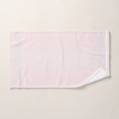 White Grecian Frieze Design Pink Badhandtuch Set (Handtuch)