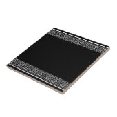 White Grecian Frieze Pattern Fliese (Seite)