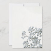 White Green and Light Pink Floral Luxury Wedding Einladung (Rückseite)