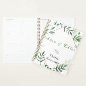 White + Green Botanical 25. Wedding Gift Planner Planer (Anzeige)