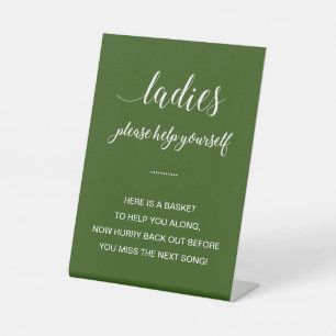 White Green Ladys Badewanne Körbe Hochzeitartikel Sockelschild