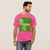White Green Man Step Mountain Adventure Active T-Shirt (Vorne ganz)