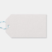 White Greyhound Dog (von Jean-Baptiste Oudry) Geschenkanhänger (Rückseite Horizontal)