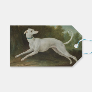 White Greyhound Dog (von Jean-Baptiste Oudry) Geschenkanhänger
