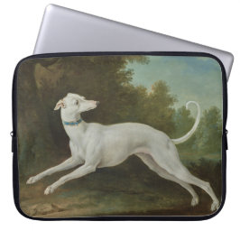 White Greyhound Dog (von Jean-Baptiste Oudry) Laptopschutzhülle
