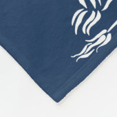 White Griffin Fleecedecke (Ecke)