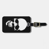 White Grim Sensenmann Skull Gepäckanhänger (Vorderseite horizontal)