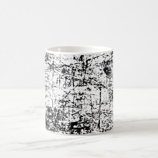 White Grunge Kaffeetasse (Mittel)