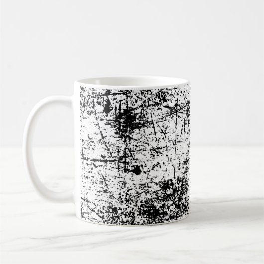 White Grunge Kaffeetasse (Links)