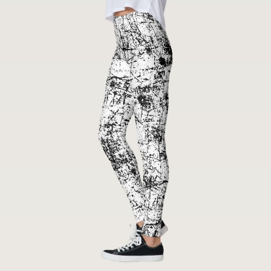 White Grunge Leggings (Links)