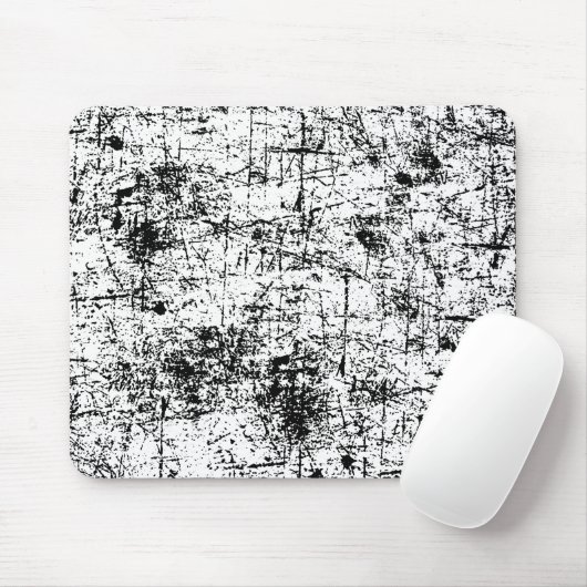 White Grunge Mousepad (Mit Mouse)