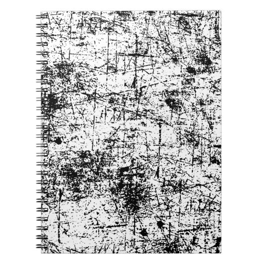 White Grunge Notizblock (Vorderseite)