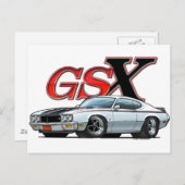 White_GSX Postkarte (Vorne/Hinten)