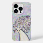 White Guardian Angel Art Custom iPhone Case (Rückseite)