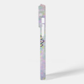 White Guardian Angel Art Custom iPhone Case (Rückseite / Links)