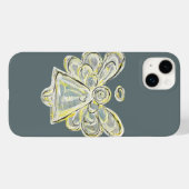 White Guardian Angel Art Custom iPhone Case (Rückseite (Horizontal))