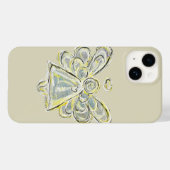 White Guardian Angel Art Custom iPhone Case (Rückseite (Horizontal))