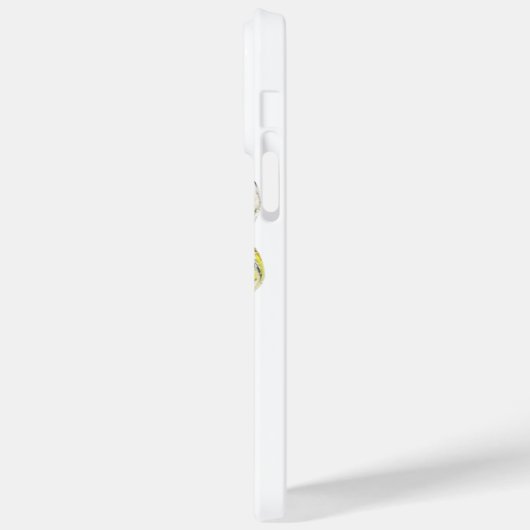 White Guardian Angel Art Custom iPhone Case (Rückseite / Links)