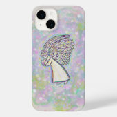 White Guardian Angel Art Custom iPhone Case (Rückseite)