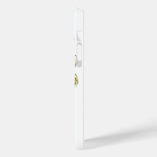 White Guardian Angel Art Custom iPhone Case (Rückseite / Links)