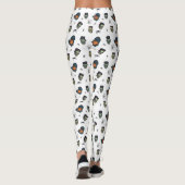 🤍 White Halloween Frankenstein Leggings 🎃 👻 (Rückseite)