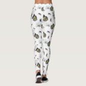 🤍 White Halloween Frankenstein Leggings 🎃 👻 (Rückseite)