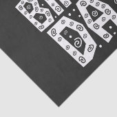 white happy birthday typography text seidenpapier (Ausschnitt)