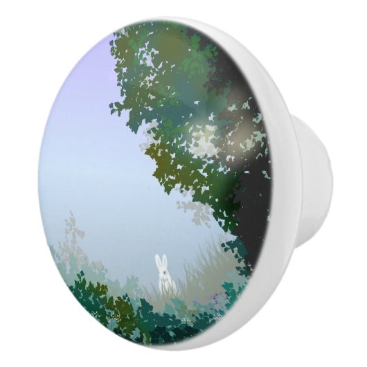 White Hare Keramikknauf (Rechts)