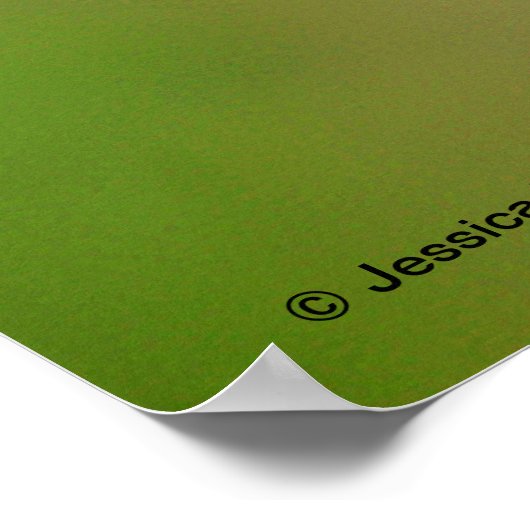 White Harebell Poster (Ecke)