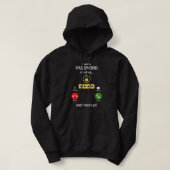 White Hat Ethical Hacker - Cyber Network Security Hoodie (Design vorne)