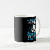 White Hat Ethical Hacker - Cyber Network Security Kaffeetasse (VorderseiteRechts)